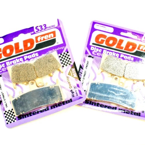 Brake Pad Set GoldFren Racing Front S33-039 Ebc Equiv FA188 2 Pr