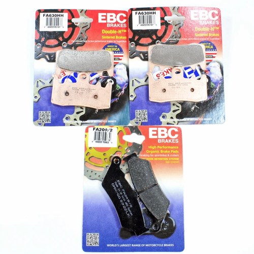 Ebc Sintered Brake Pad Set FA379HH 3 Pairs Front/Rear for select BMW R1200/1250