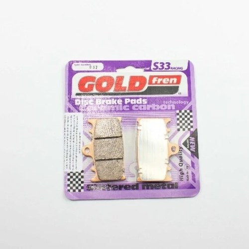 Brake Pads Racing Ceramic Carbon Goldfren S33-032 (EBC FA158)