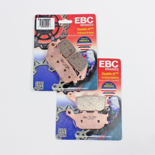 Ebc HH Sintered Brake Pad Set for 2003-2011 Honda VTX1300 Front/Rear - 2 Pair