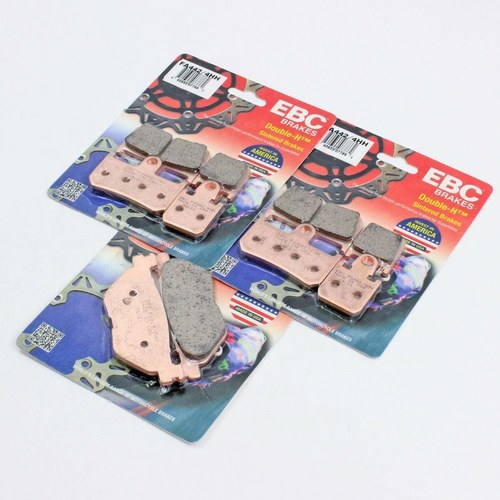 Ebc Sintered Brake Pads FA379HH 3 Pr Front/Rear for 2009-16 Yamaha Vmax VMX1700