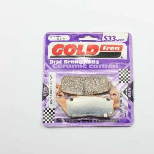 Brake Pads Racing Ceramic Carbon Goldfren S33-022 (EBC FA142)