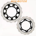 New Front & Rear Disc Brake Rotors for Kawasaki KLR650 Klr 650 2008-2018