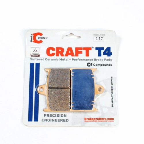 Motorcycle Brake Pads by Craft T4-017 / Ebc pads FA145 & FA236
