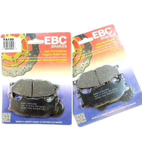 Ebc Organic Brake Pad Set - 2 Pair FA199x2