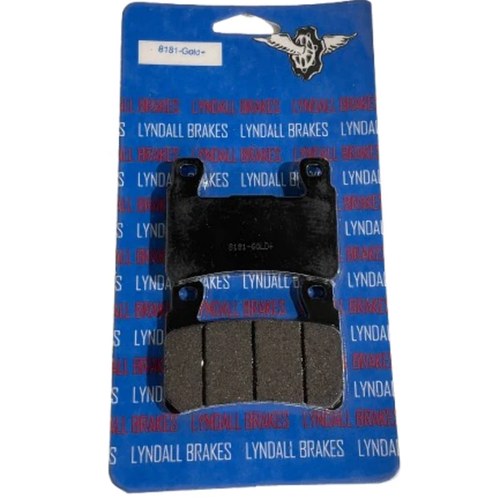 Lyndall Brakes Gold Plus Racing Brake Pads Rear 8181-G Harley Davidson