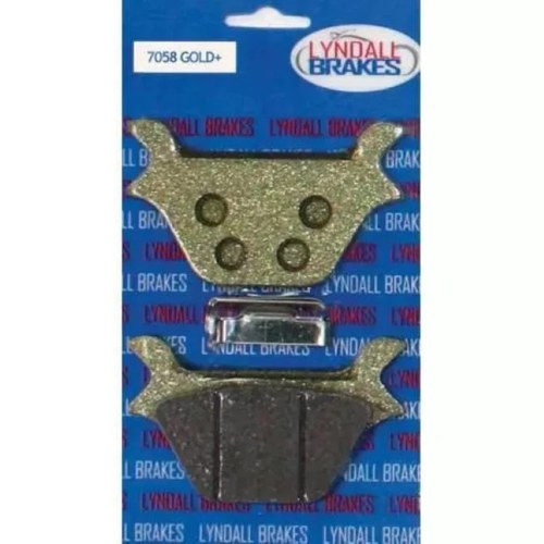 Lyndall Brakes Gold Plus Racing Brake Pads Rear 7058-G Harley Davidson