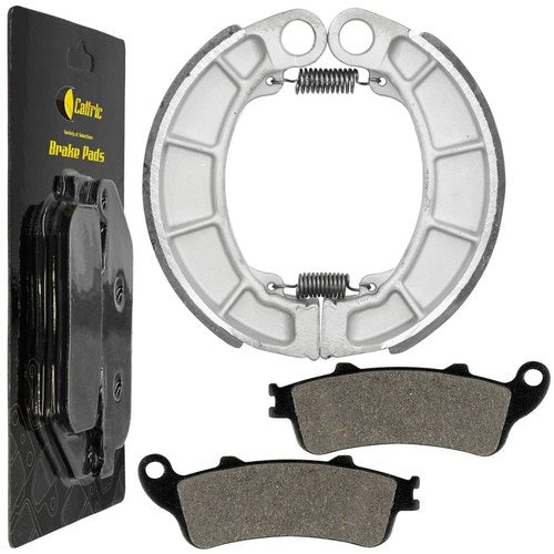 Front Brake Pads & Rear Brake Shoes for Honda VT600C Shadow 600 Vlx 2004-2007