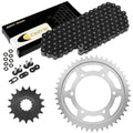 Black O-Ring Drive Chain and Sprockets Kit for Yamaha R1 YZF-R1 2004-2008
