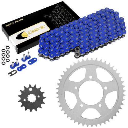 Blue O-Ring Drive Chain & Sprockets Kit for Suzuki GSX600F Katana 600 1998-2006
