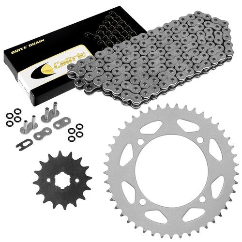 O-Ring Drive Chain & Sprockets Kit for Yamaha XV250 Virago 250 1989-2008