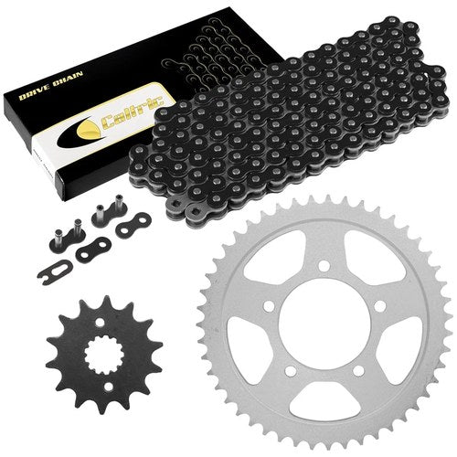 Black Drive Chain And Sprocket Kit for Suzuki GSX-R1100 1986 1987 530-Chain