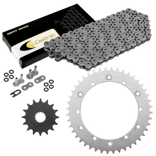 O-Ring Drive Chain & Sprockets Kit for Yamaha Tt500 XT500 1977-1981