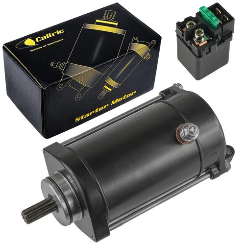 Starter and Relay Solenoid for Kawasaki Vulcan 1500 1600 VN1500 VN1600 1996-2008