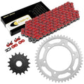 Red Drive Chain And Sprocket Kit for Yamaha GTS1000A 1993-2000