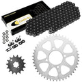 Black O-Ring Drive Chain & Sprocket Kit for Kawasaki KZ400 1974-1980