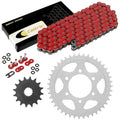 Red O-Ring Drive Chain & Sprockets Kit for Kawasaki ZX750P Ninja ZX7R 1996-2003