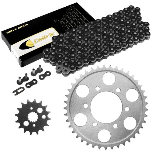 Black Drive Chain And Sprocket Kit for Kawasaki Ninja ZX-7R ZX750M 1993 1994