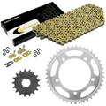 Gold O-Ring Drive Chain & Sprockets Kit for Triumph Bonneville 800 T100 2002-05