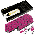 Pink O-Ring Drive Chain for Suzuki RM125 1983 1984 1986-1991 1996-2000 2005-2008