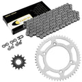 Drive Chain & Sprockets Kit for Kawasaki KLX125 2003 2004 2005 2006