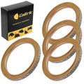 4 Exhaust Muffler Pipe Gaskets for Yamaha FZR600 1989-1990 / FZR600R 1990-1999