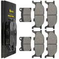 Front Rear Brake Pads for Yamaha XVS1100 V-Star 1100 Classic 2000-2009