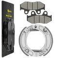 for Honda XR250R 1984 1985 1986 1987 Front Brake Pads & Rear Brake Shoes