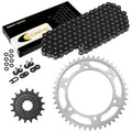 Black O-Ring Drive Chain & Sprockets Kit for Kawasaki ZR1100 ZRX1100 1997-2000