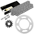 Drive Chain & Sprockets Kit for Kawasaki KDX200 Kdx 200 1984-1988 Steel