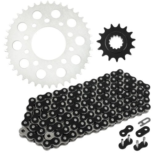Drive Chain & Sprockets Kit for Honda CB750F RC42 1992 1993-2003 / Black