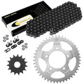 Black O-Ring Drive Chain & Sprockets Kit for Suzuki SV650 SV650A SV650S 1999-12