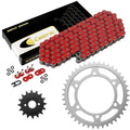 Red O-Ring Drive Chain & Sprocket Kit for Kawasaki EN500 Vulcan 500 Ltd 96-05