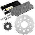 Drive Chain & Sprockets Kit for Honda CBR600F Hurricane 600 1987-1990 Steel