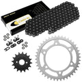 Black O-Ring Drive Chain & Sprocket Kit for Kawasaki EN500 Vulcan 500 Ltd 96-05