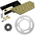 Gold O-Ring Drive Chain & Sprockets Kit for Honda CBR600F2 CBR600F3 CBR600Sjr
