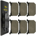 Front & Rear Brake Pads for Kawasaki KZ1000 Police 1000 1982-2001