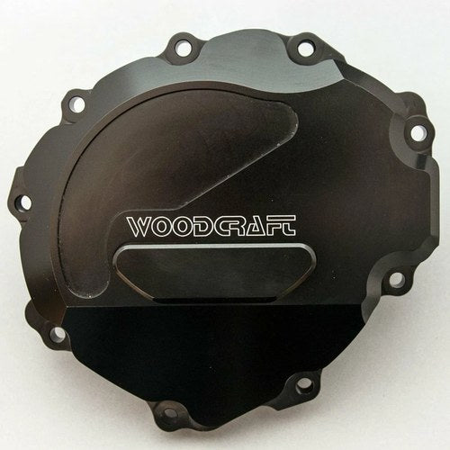 Honda Cbr 1000RR 2008-2009 Woodcraft Left Side Engine Stator Cover - Black Plate