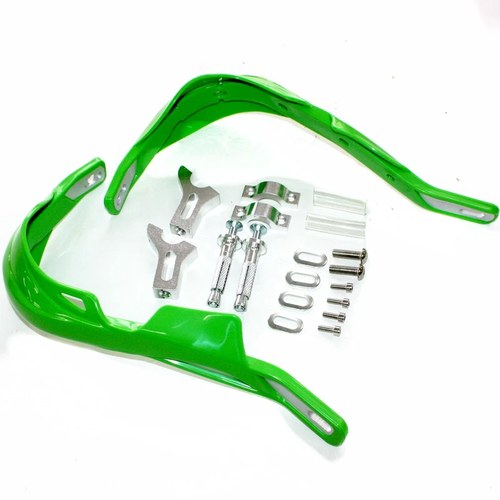 Green Alloy Heavy Duty 22mm Handle Bar Hand Guard Pit Pro Trail Quad Dirt Bike