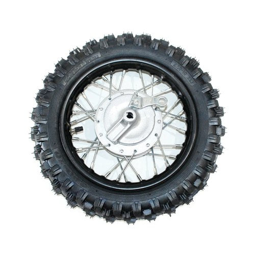 2.50- 10 10" Inch Front Drum Brake Wheel Rim + Tyre Tire Pit Pro Trail Dirt Bike