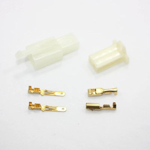2 Pin Male Female Wiring Loom Wire Plug Socket Pit Pro Quad Dirt Bike ATV Buggy