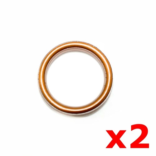 2X 33mm Copper Exhaust Pipe Gasket 125cc 140cc Pit Pro Quad Dirt Bike ATV Buggy