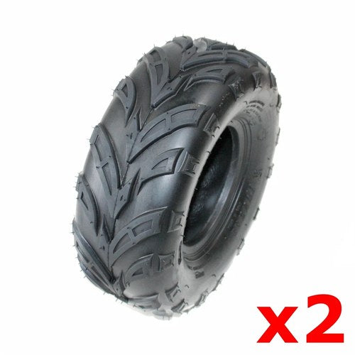 2X 4PLY 145/70 - 6 6" inch Front Rear Tyre 90cc 110cc Quad Dirt Bike ATV Buggy