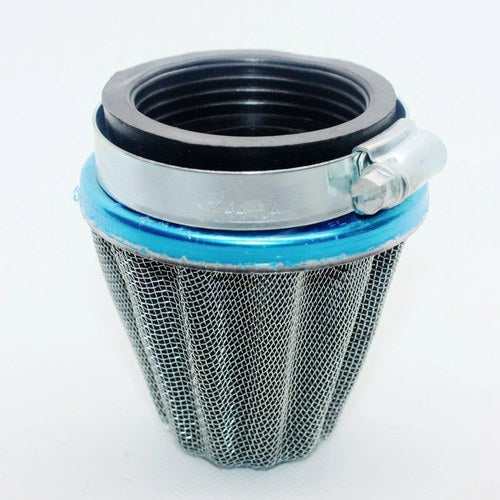48mm Steel Chrome Pod Air Filter Cleaner Pit Pro Quad Dirt Bike ATV Dune Buggy