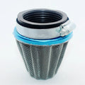 48mm Steel Chrome Pod Air Filter Cleaner Pit Pro Quad Dirt Bike ATV Dune Buggy