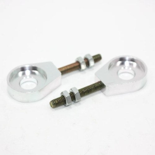 Silver 12mm 76mm Chain Adjuster Bolts Tensioner Pit Pro Trail Quad Dirt Bike ATV