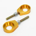 Gold 15mm 76mm Chain Adjuster BoltsTensioner Pit Pro Trail Quad Dirt Bike ATV