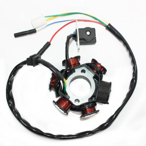 6 Coil Pole Magneto Flywheel Stator GY6 125cc 150cc Pit Quad Dirt Bike ATV Buggy