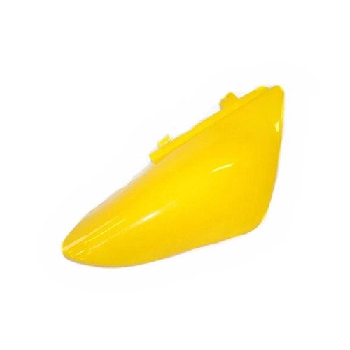 Yellow Plastic muffler Side NO Guard Fender CRF50 Style Pit Pro Trail Dirt Bike