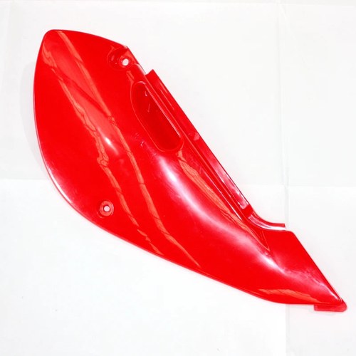 Red Plastic Rear Right Side Guard Fender KLX110 Style Pitpro Trail Dirt Bike